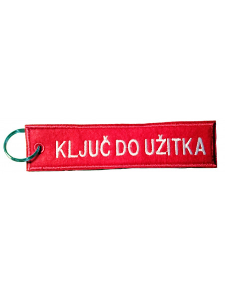 OBESEK ZA KLJUČE "KLJUČ DO UŽITKA" - prva stran