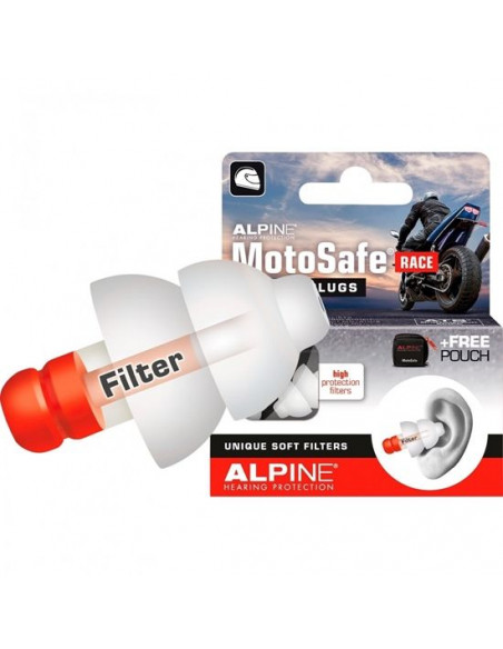 ČEPKI ZA UŠESA ALPINE MOTOSAFE RACE