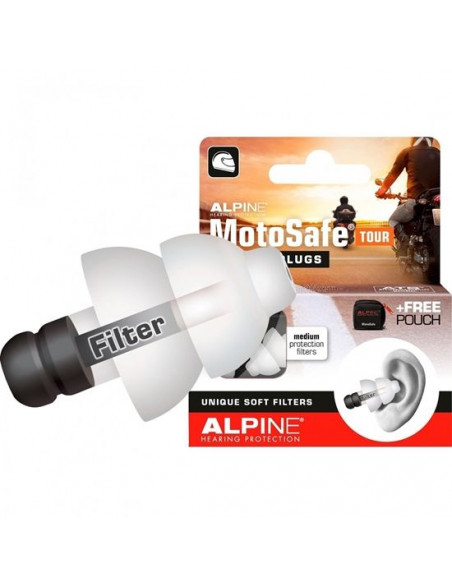 ČEPKI ZA UŠESA ALPINE MOTOSAFE - TOUR