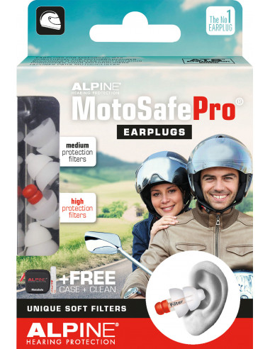 ČEPKI ZA UŠESA ALPINE MOTOSAFE PRO