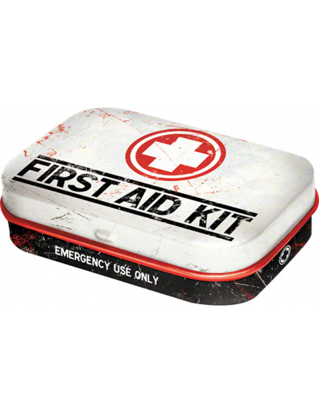 ŠKATLICA  "PRVA POMOČ" S PEPERMINT BOMBONI