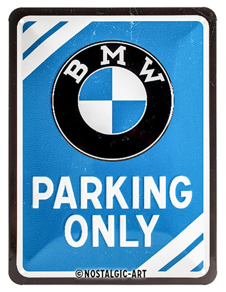 TABLA "BMW PARKING ONLY"