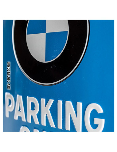 TABLA "BMW PARKING ONLY"
