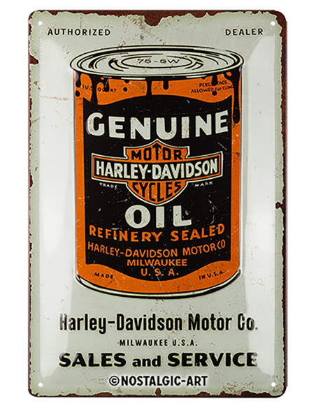 TABLA "HARLEY-DAVIDSON OIL"